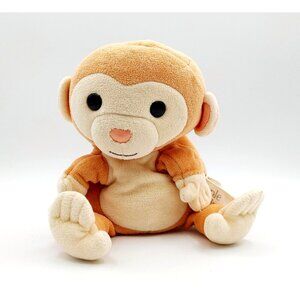 Apple Park Monkey Hand Puppet Organic Picnic Pal Stuffed Animal Plush 9"